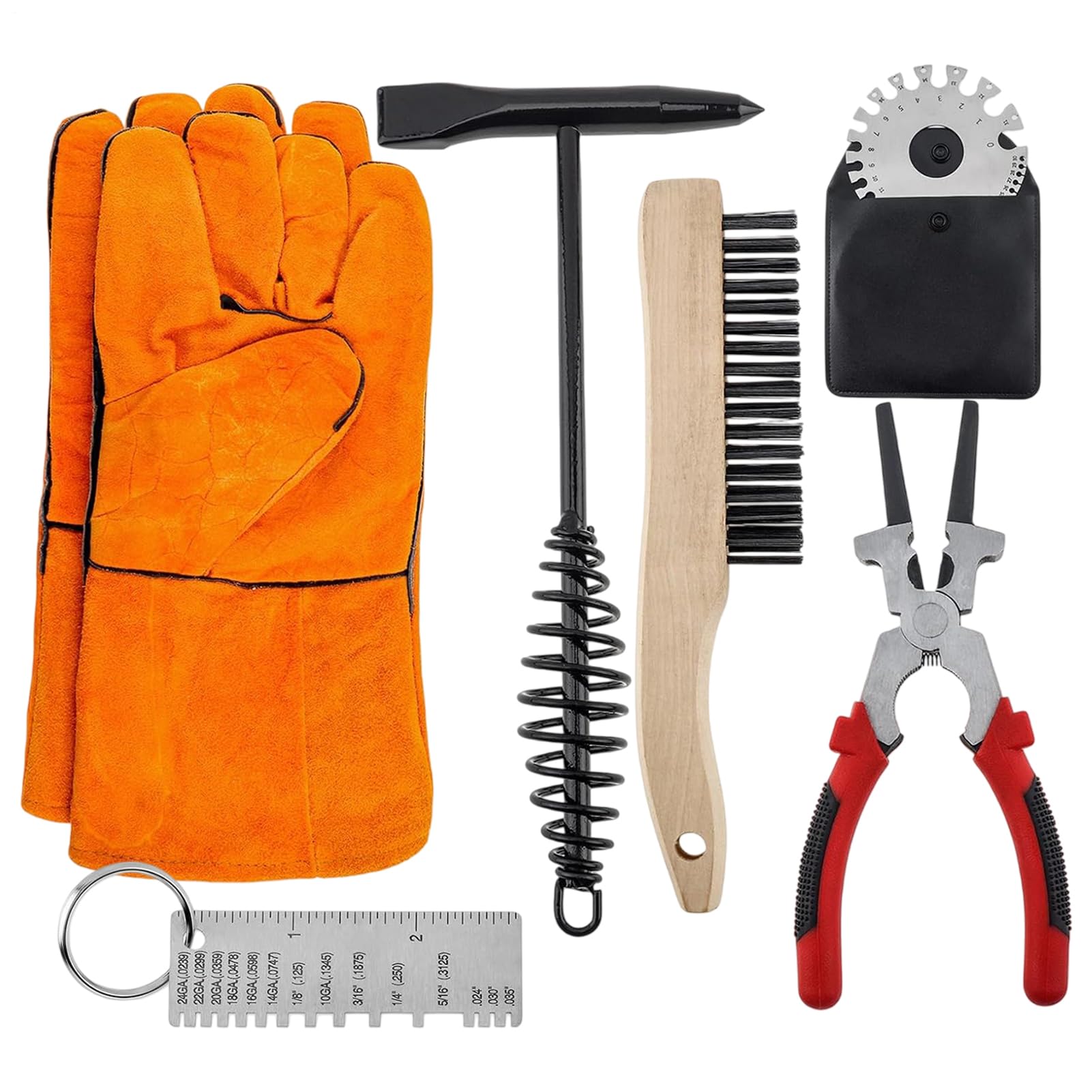 Kit D'Outils De Soudage Outils De Nettoyage Des Projections De Soudure | Ensemble de Nettoyage pour Scorie de Soudage Pour Électronique Automobile Bricolage Ménage Industrie Soudage et Soudure