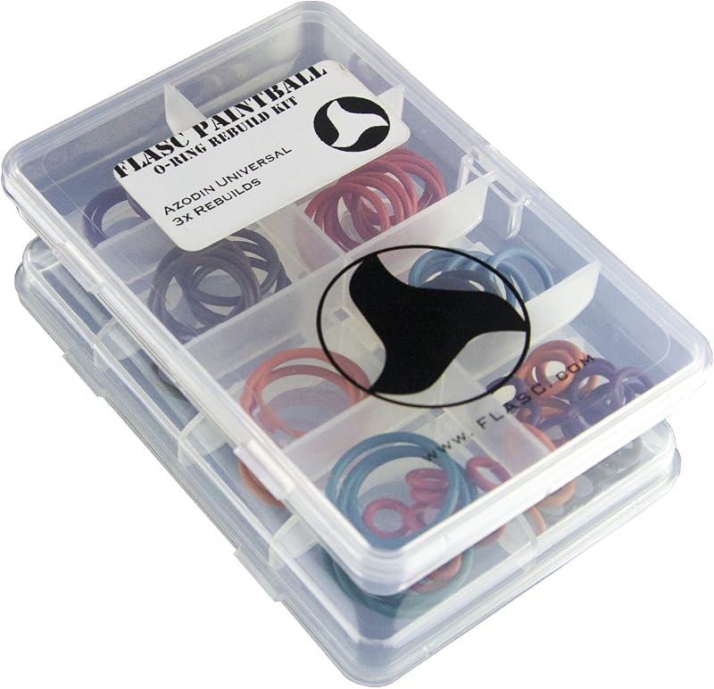 Azodin Universal 3X Color Coded Paintball o-Ring Rebuild kit
