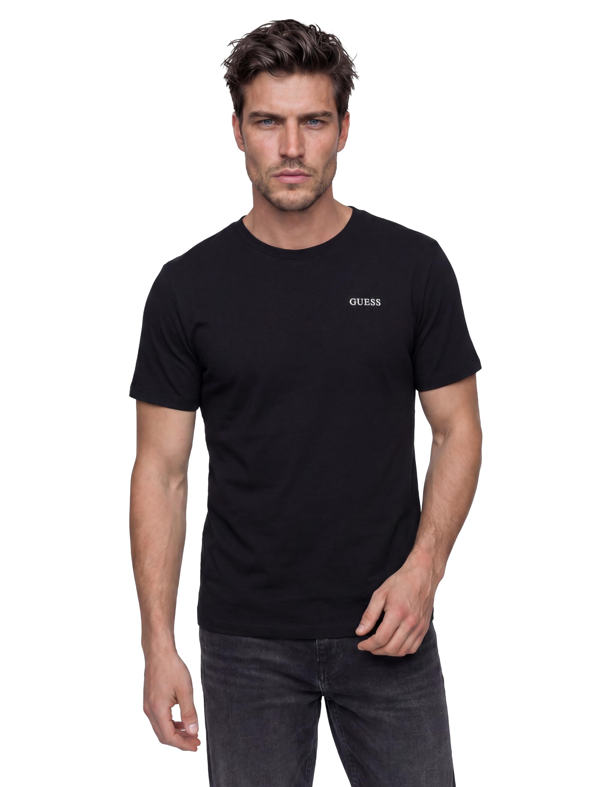Guess Marzio - Men's Crew Neck T-Shirt with Print