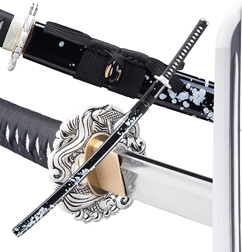 Japanese Katana Sword, Handmade Real Sharp Katana1060 Carbon Steel, Full Tang, TemperedClay Samurai Sword