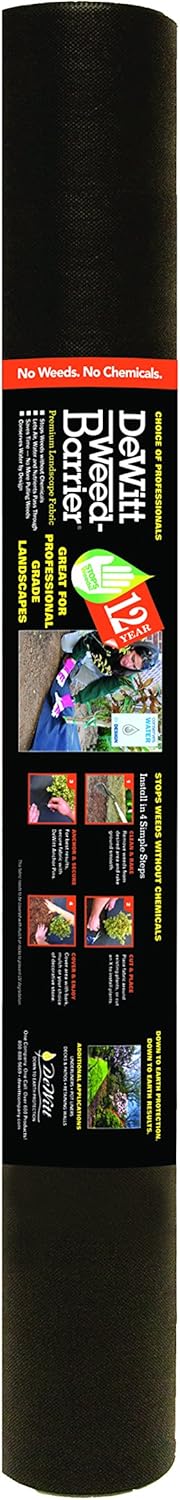 Dewitt 3-Foot by 100-Foot Non Woven 12-Year Landscape Fabric 12YR3100