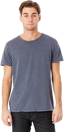 Alternative Mens Vintage Shirt, Distressed Short Sleeve Heritage Tee
