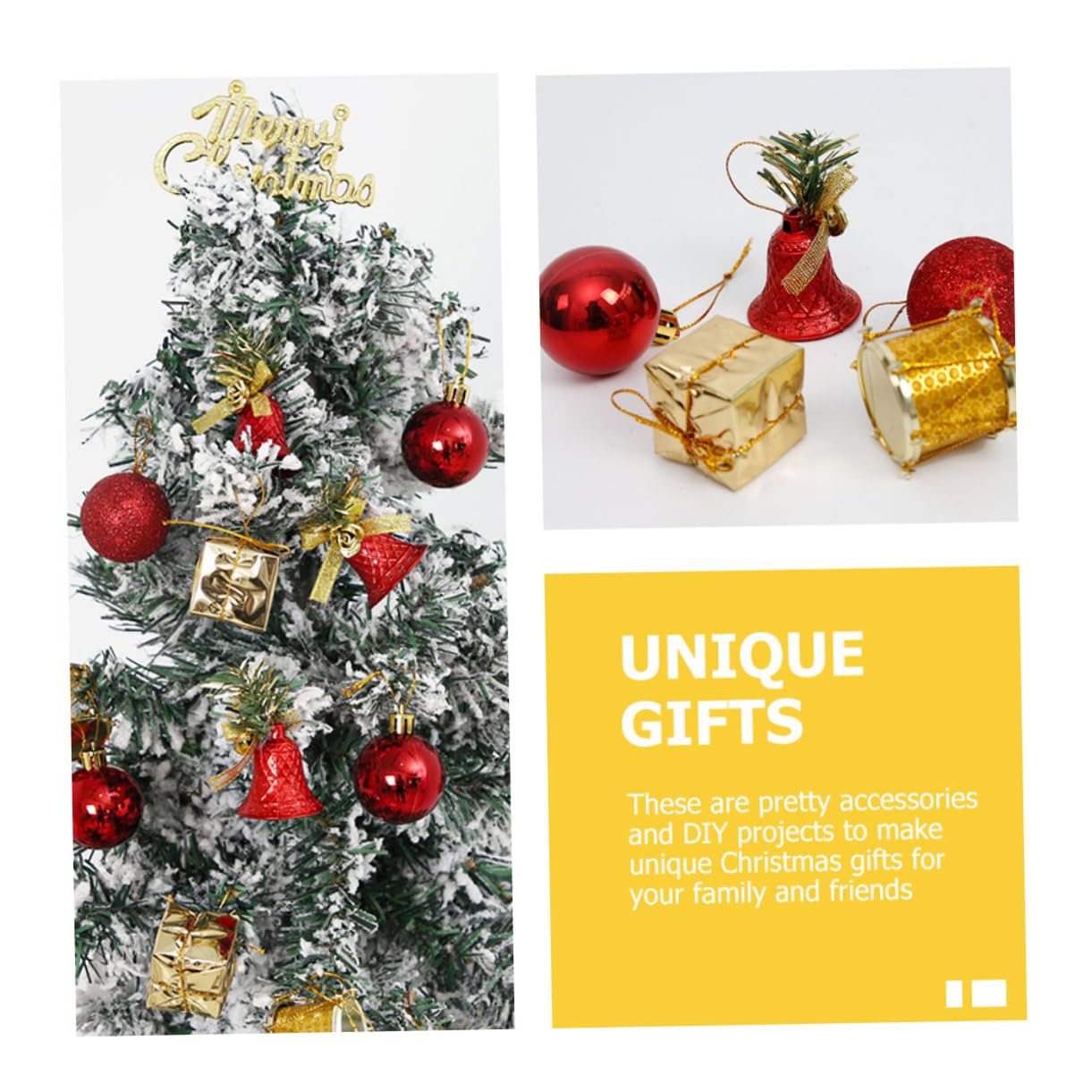 TOPBATHY 4 Set Di Decorazioni Natalizie Infrangibili Pendenti Decorativi Per Decorazioni Festive Per Feste 32 Pezzi * 4