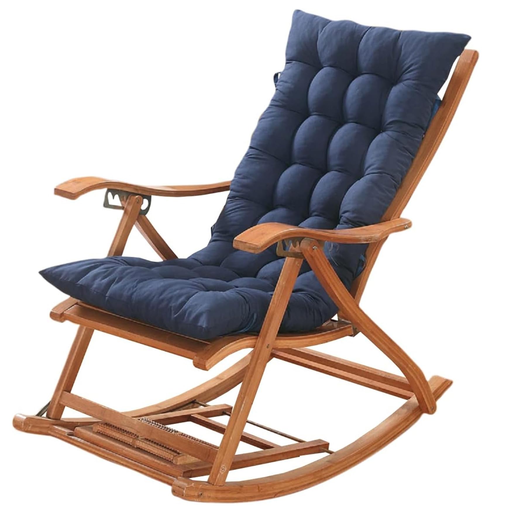 Coussin de siège touffeté pour fauteuil de porche et rocking chair de jardin