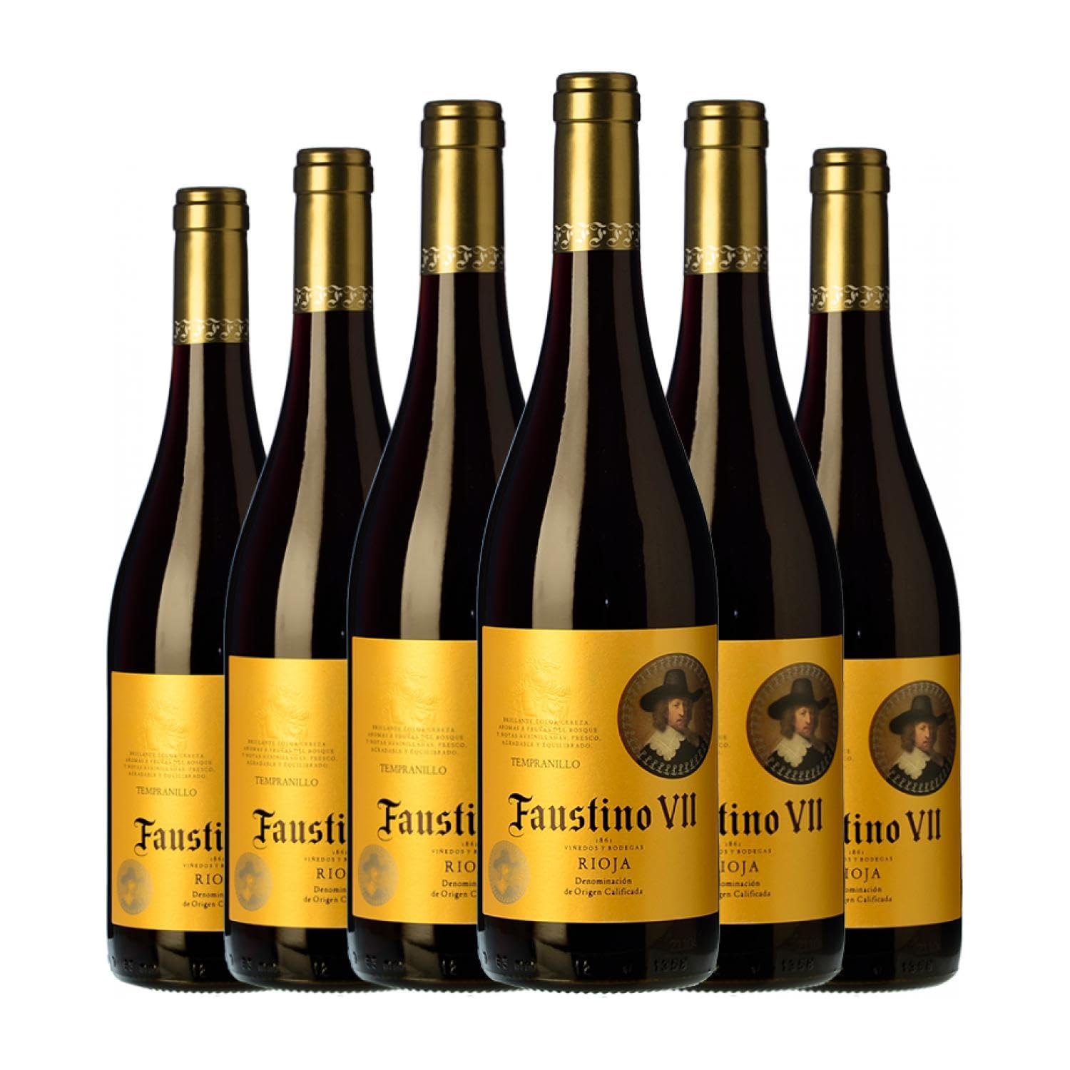 Faustino VII Rioja Joven 75 cl Vino tinto (Caja de 6 Botellas de 75 cl)