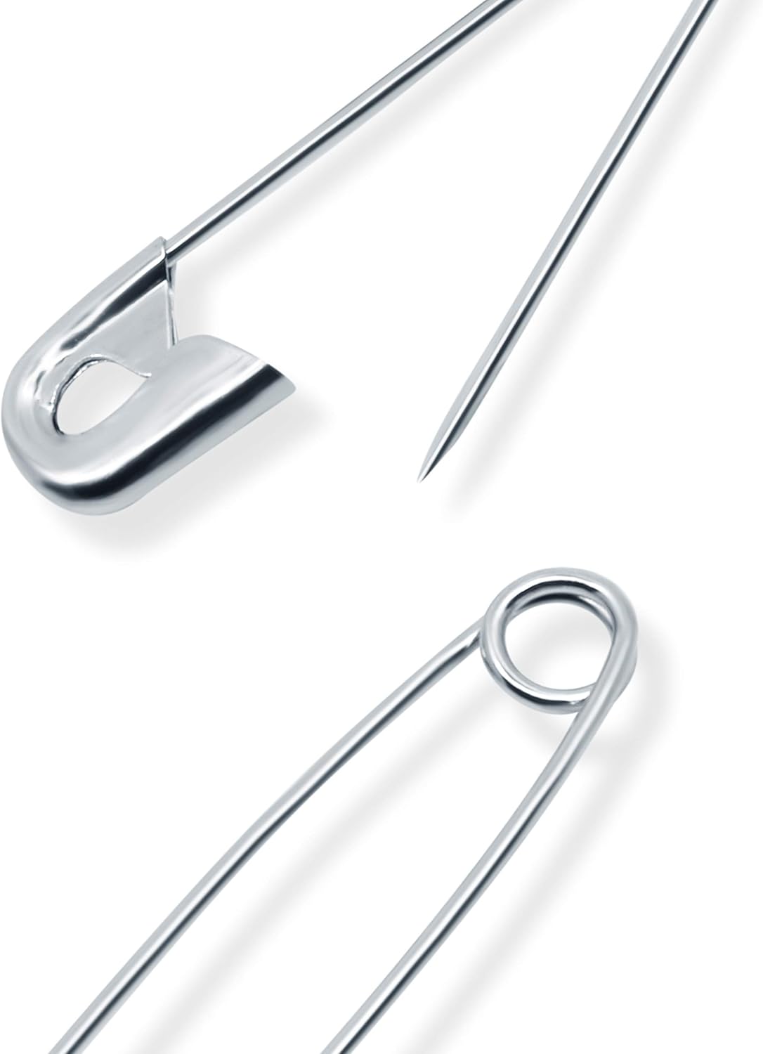 Dritz 460 Safety Pins, Nickel Plated Steel, Assorted Sizes (50-Count)