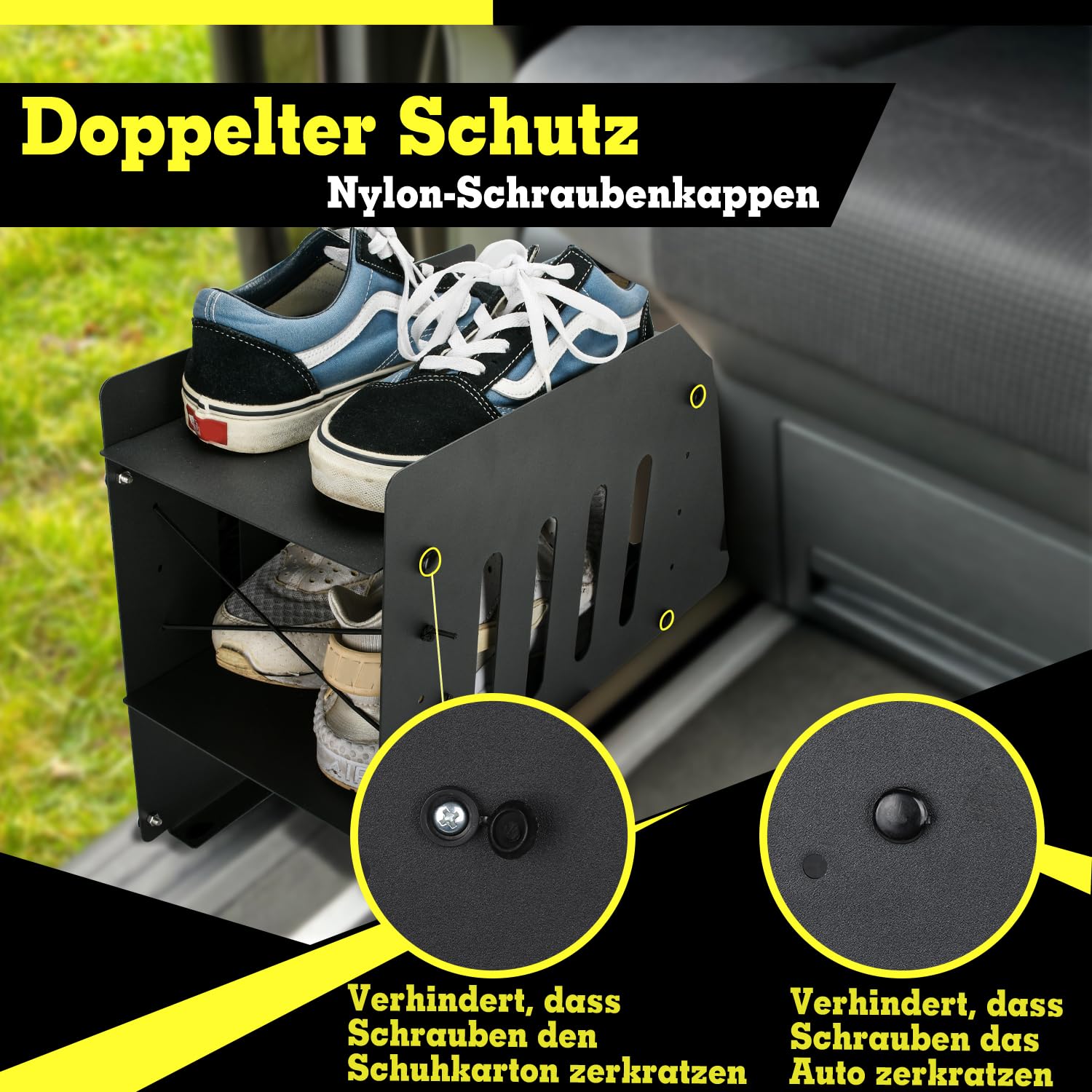 Camping Schuhregal für VW California, Schuhorganizer für VW T5/T6/T6.1