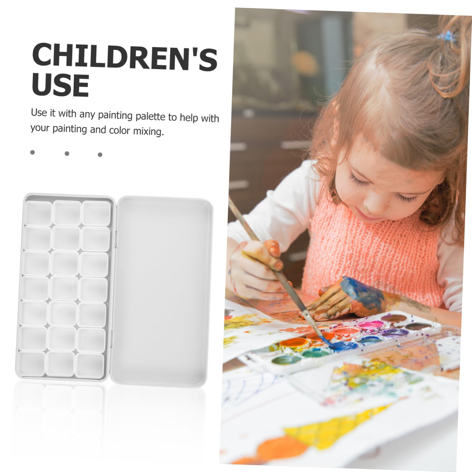 Lurrose 3ensembles Boîte Métallique Vide Pour Pigments De Peinture Aquarelle Palette De Couleurs Pratique Pour Artistes Et Étudiants Moyenne Compartiments