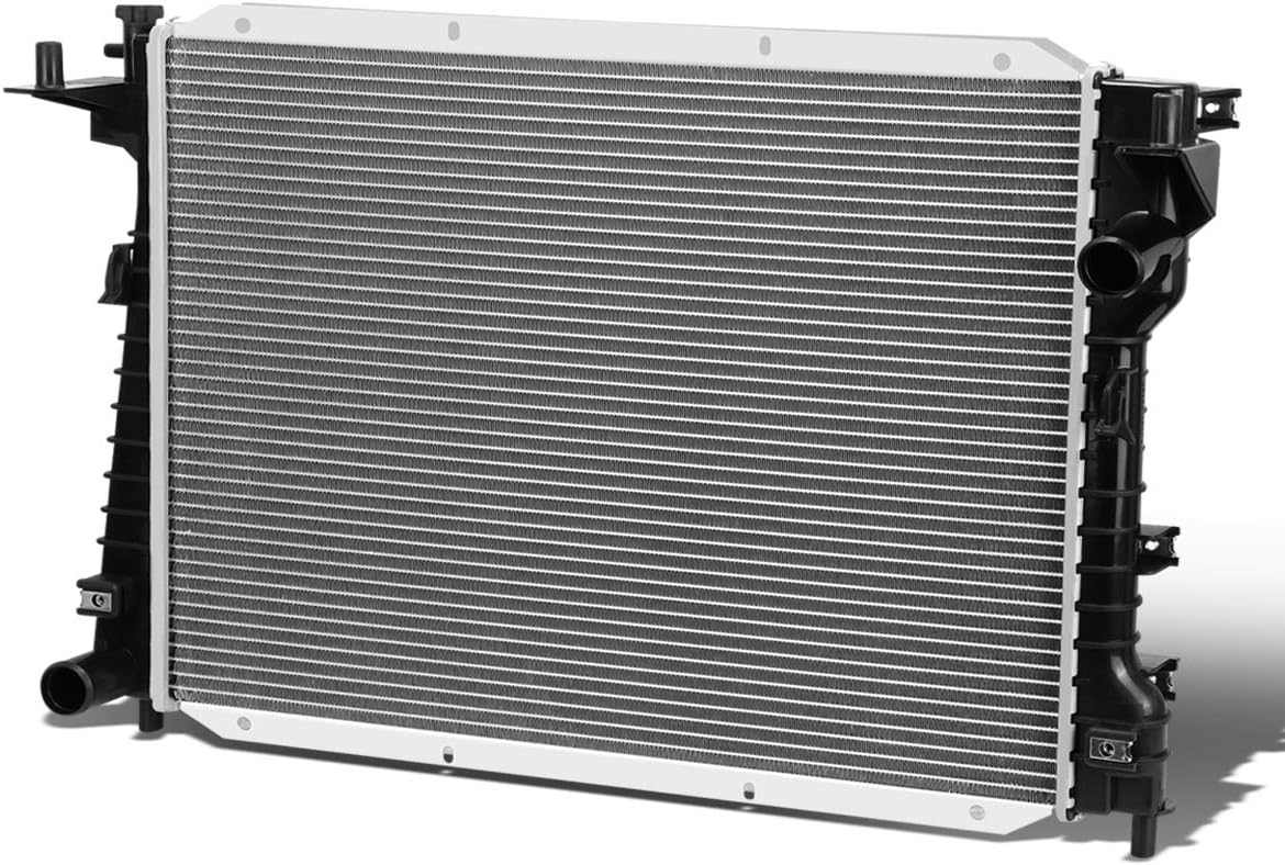 Radiador compatible con Ford Thunderbird Jaguar S-Type Super XJ8 XJR Lincoln LS 2000-2009 3.0L 3.9L 4.0L 4.2L V8 AT MT, DPI 2256 Radiador de refrigeración de 1 fila estilo fábrica, núcleo de aluminio