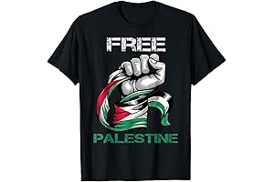 I Love Free Palestine Flag Save Gaza Strip Palestinian T-Shirt