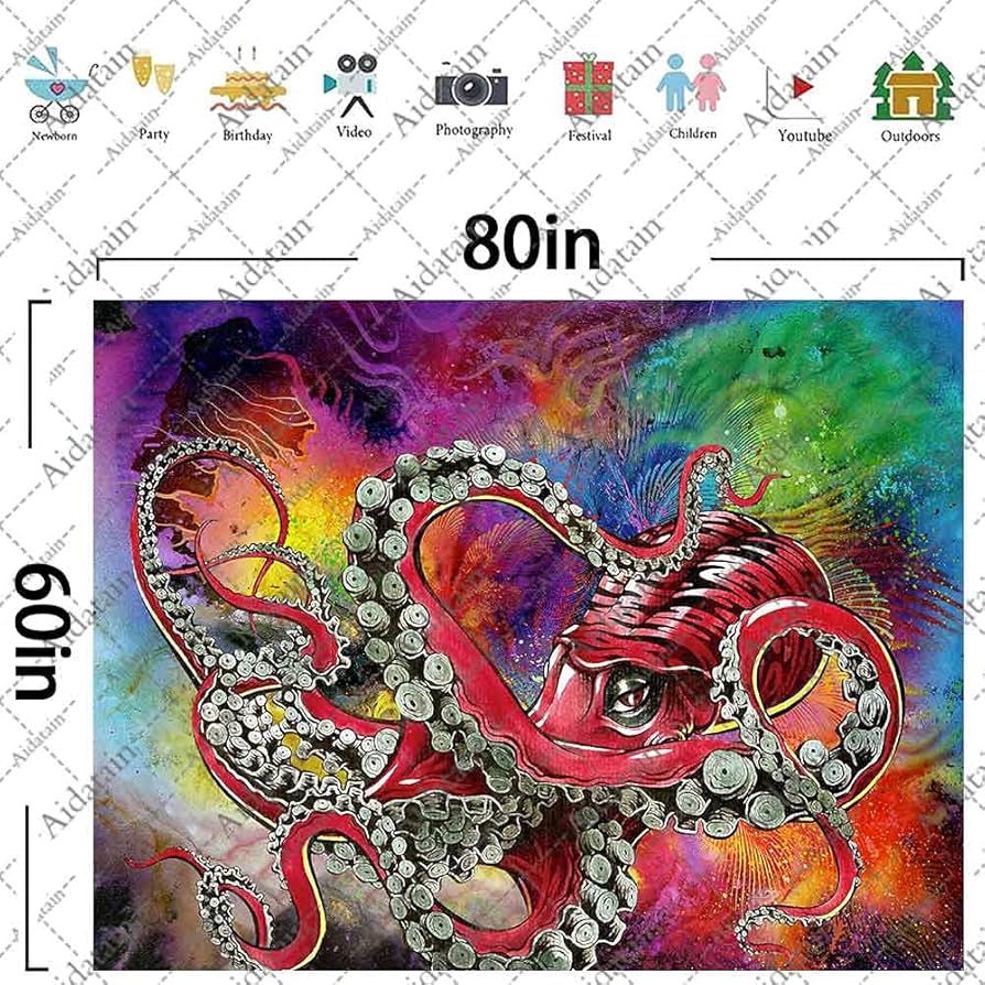 a.co.co タペストリー Amazon.co.jp: Aidatain タコ タペストリー サイケデリック ノー