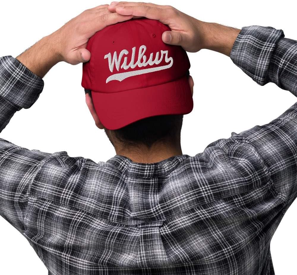 Wilbur Hat Wilbur Baseball Hat Personalized Custom Last Name Cap Family Name Headwear Surname Cap Gift Unisex Adjustable