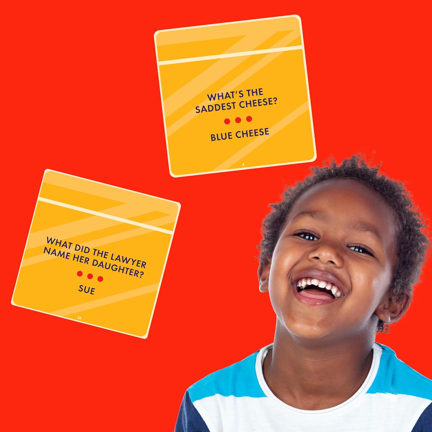 Ridley’s 100 Single Cheesy Joke Cards – Includes 100 Jokes for Kids and Adults, Funny Jokes for Family-Friendly Fun – Makes a Great Gift Idea 100 Cheesy Jokes