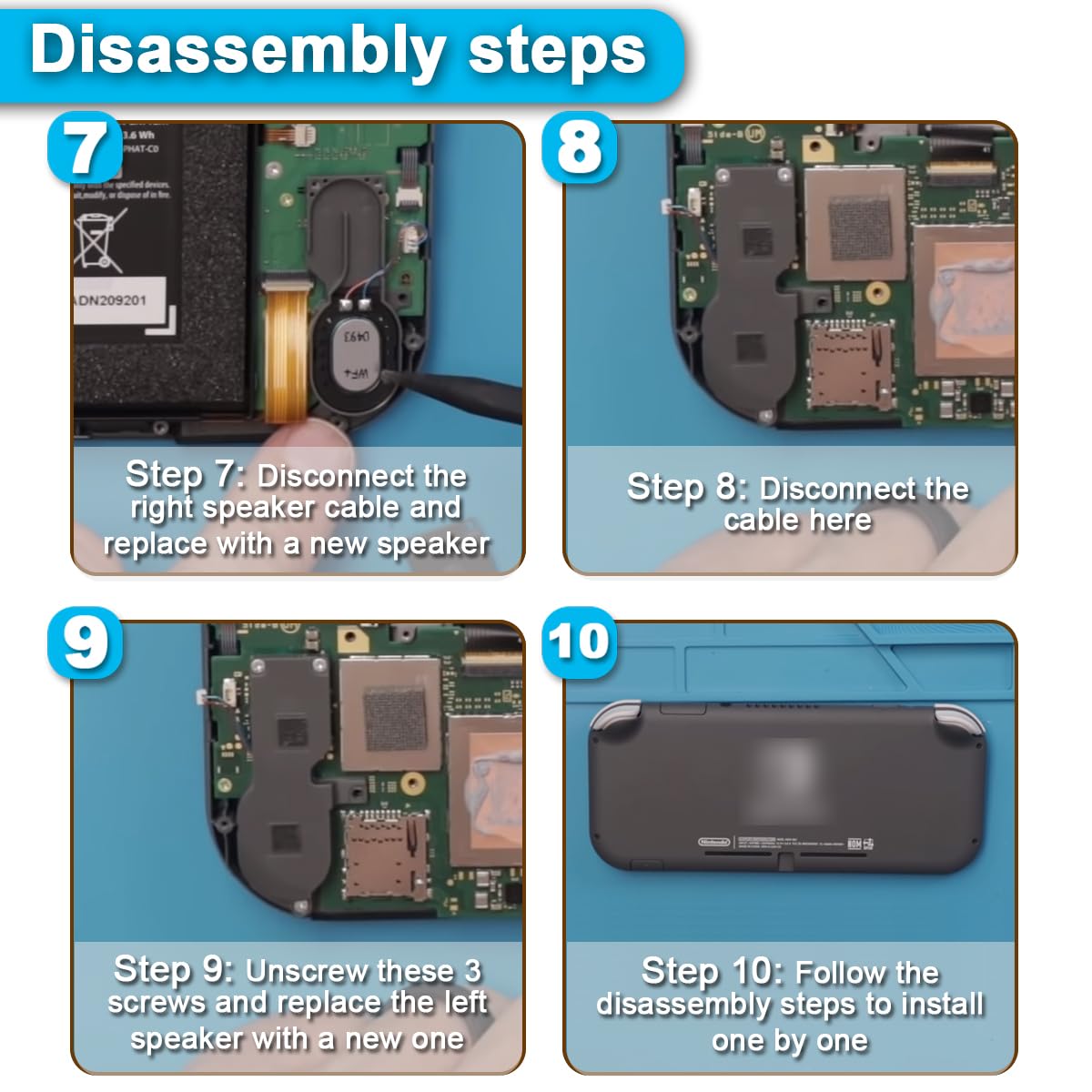 Switch LITE ジャンク品(スピーカー不良) Switch LITE ジャンク品(スピーカー不良) Nintendo Switch Lite 左側