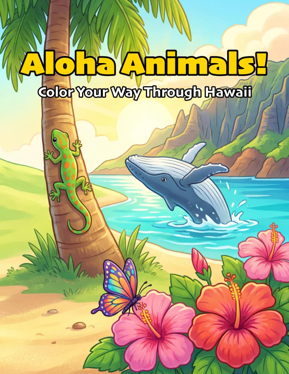 Aloha Animals!: Color Your Way Through Hawaii While Learning Hawaiian Animal Names