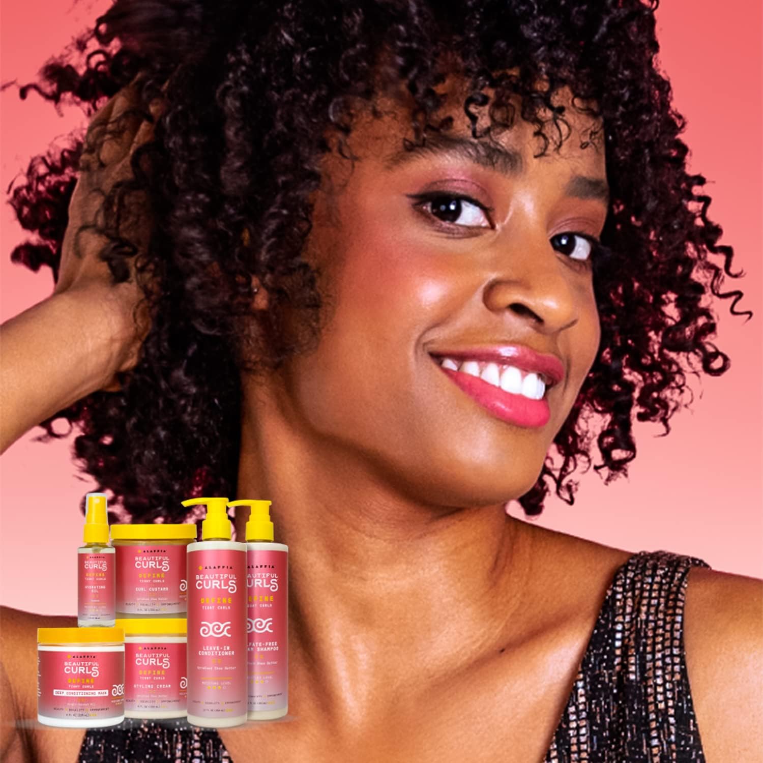 Alaffia Hair Care, Beautiful Curls Deep Conditioning Hair Mask, Thick & Curly Hair Products, Nourishing Vitamins, Virgin Coconut Oil, Olive Oil & Avocado Oil, 8 Oz