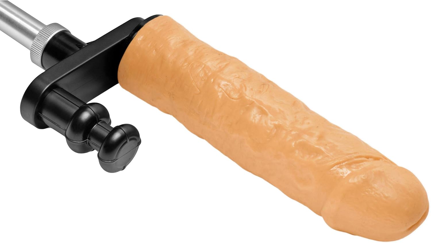 Fucking Machine Accessory Upgrade Kit – DP Attachment & Wand Holder for Sex Machine & BDSM Play (Machine Not Included)