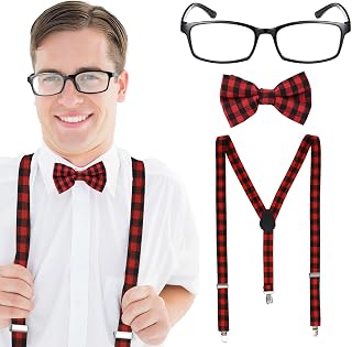 3 Pcs Halloween Nerd Costume Accessory Kit
