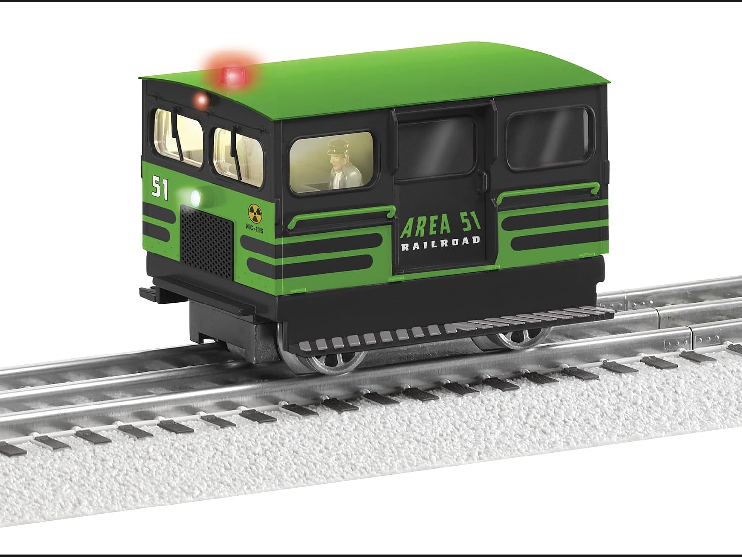 Lionel Area 51 Command Controlled O Gauge Model Train Speeder Car
