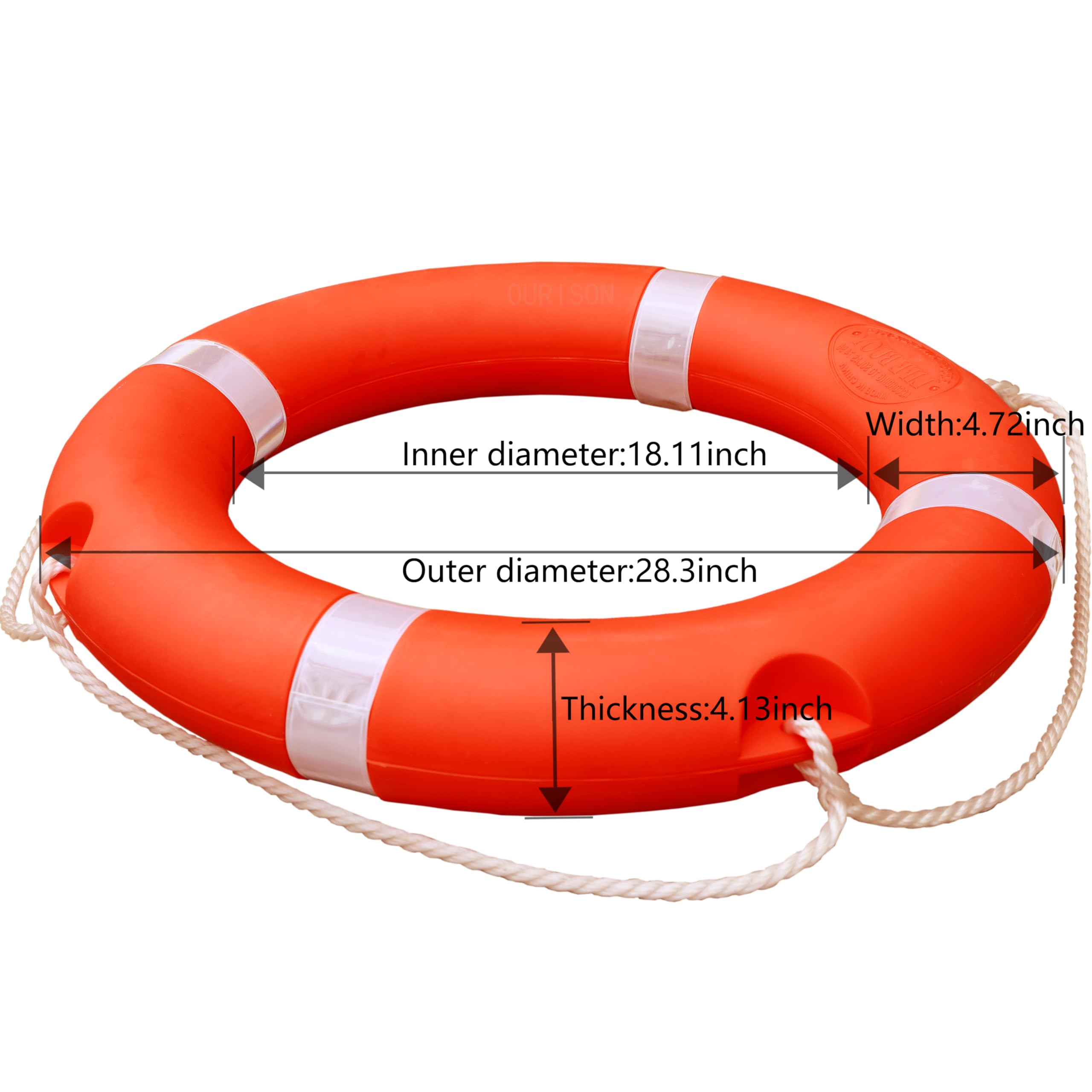 Anillo Salvavidas De 23 Y 28 Pulgadas, Anillo De Seguridad P