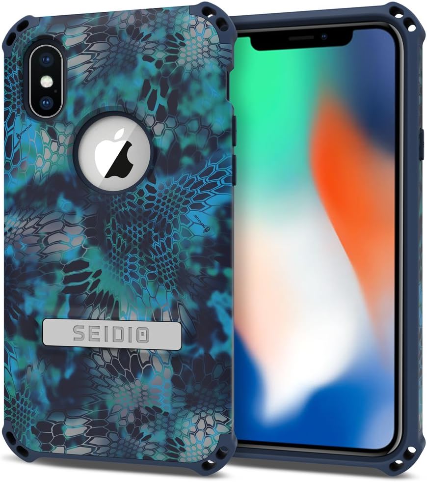 Seidio Basic Cell Phone Carrying Case for iPhone X - Blue