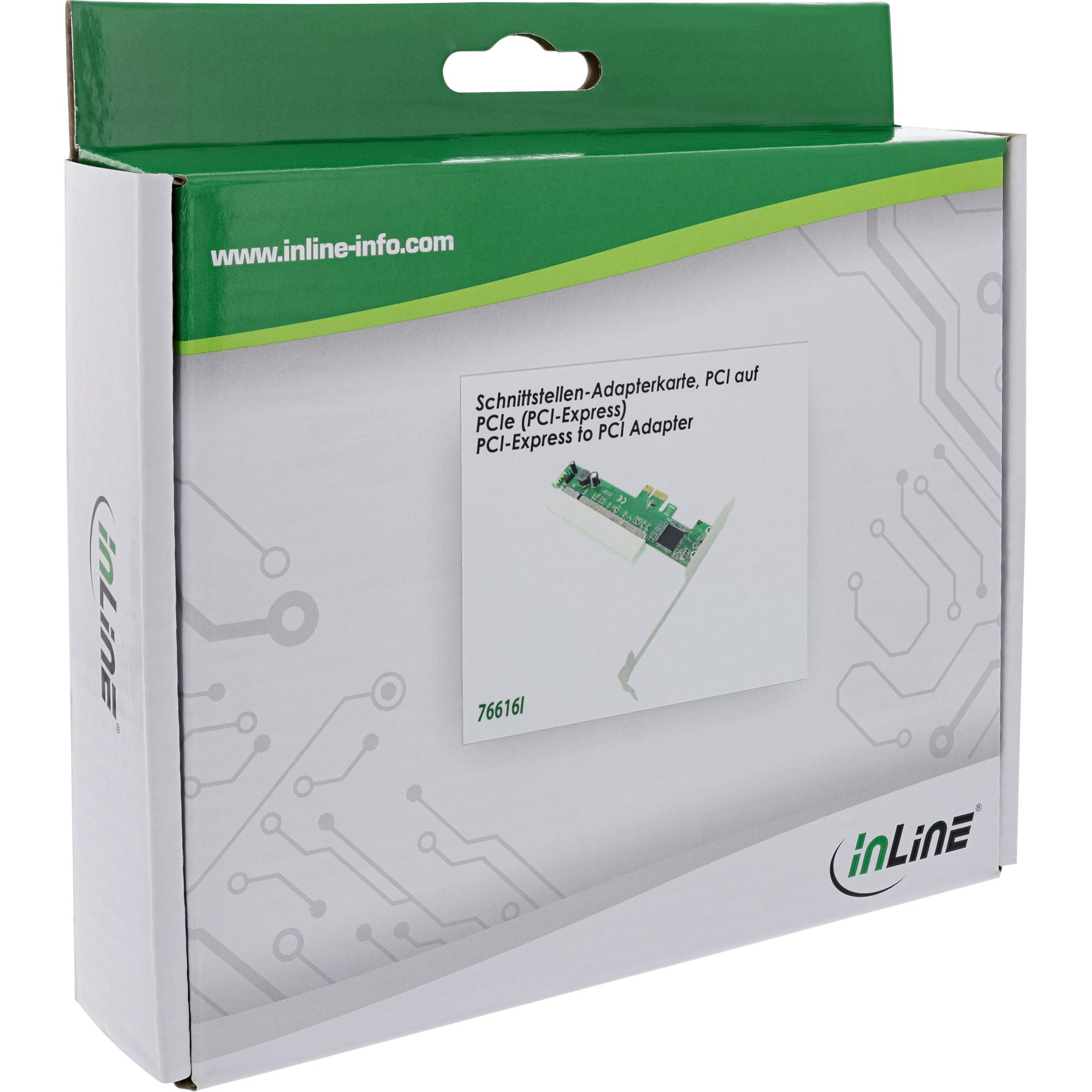 InLine 76616I karta adaptera interfejsu, PCI na PCIe (PCI-Express)