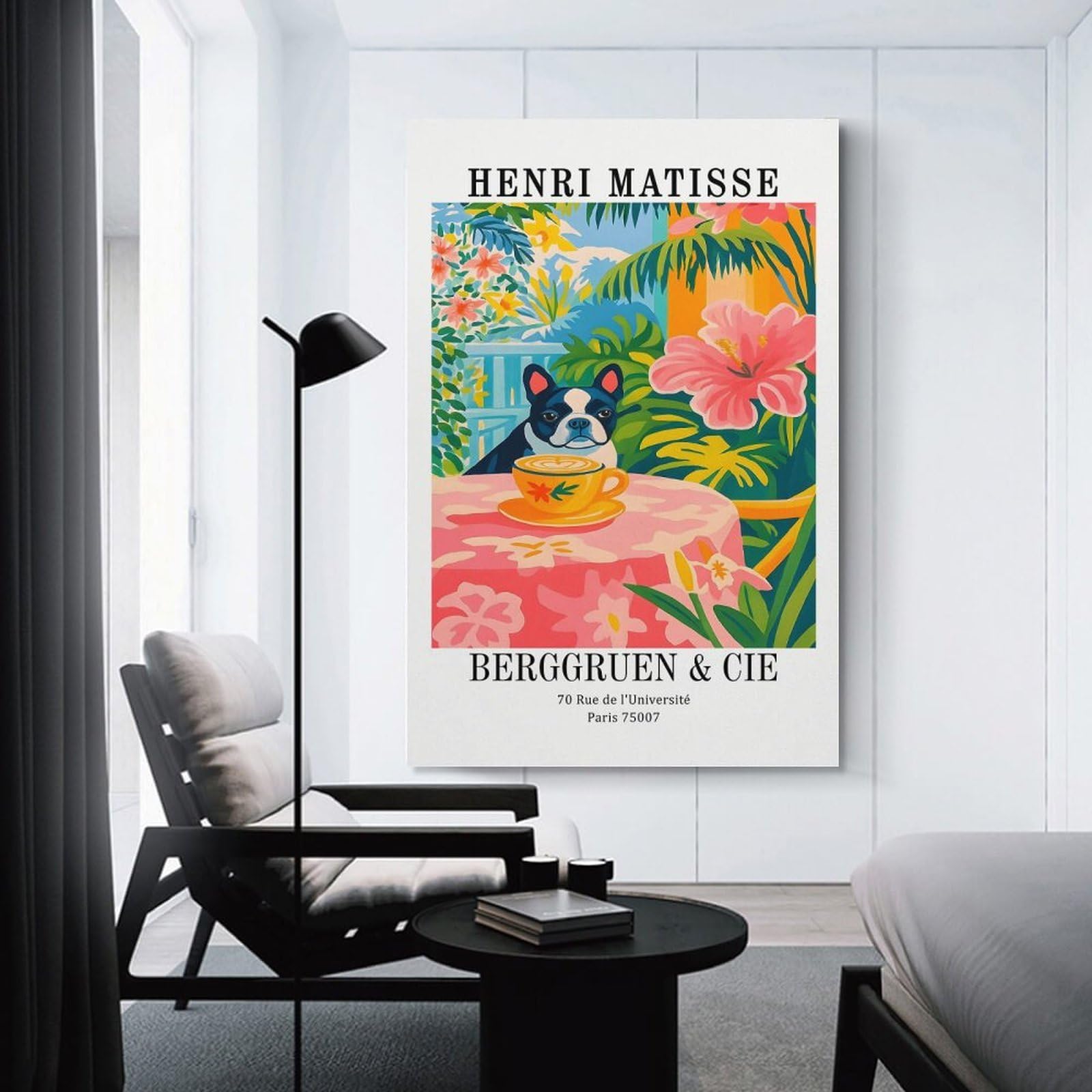 Junmoney Henri Matisse Exhibition (3) Decorative Wall Artwork 20x30inch(50x75cm), for Home Lounge, Bedroom Or Reading Nook, Easy Decor for Gallery Walls