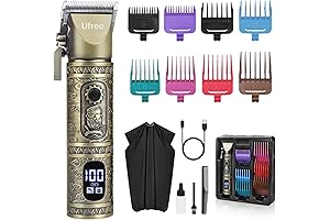 Professional Hair Clippers for Men Women, Cordless Barber Clippers for Hair Cutting