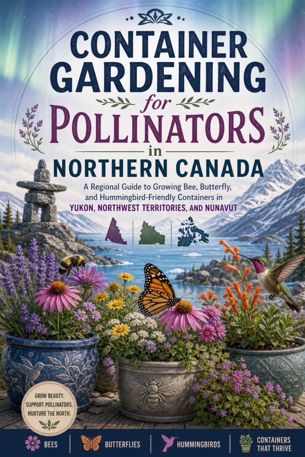 Container Gardening for Pollinators in Northern Canada: A Regional Guide to Growing Bee, Butterfly, and Hummingbird-Friendly Containers in Yukon, Northwest Territories, and Nunavut