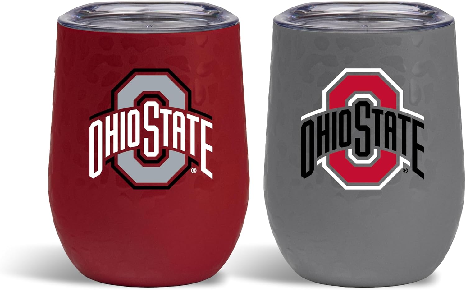 The Memory Company | Licensed NCAA 2-Pack Home/Away Leopard SS Stemless Wine Tumblers