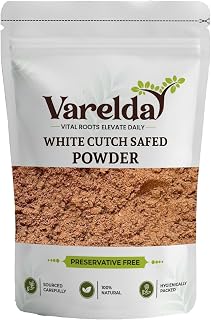 VARELDA White Cutch Powder - Katha Safed Powder - Acacia catechu (5000 Grams) Price In India