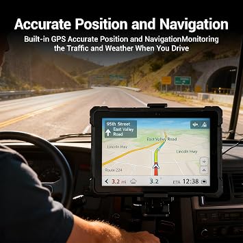 Rugged Tablet PC-HEIGAOLAPC Industrial Tablet Computer 10.1 Win11 Pro, IP67 Waterproof, Shockproof & Dustproof, 8000mAh Battery, N100 Processor, 8GB RAM 128GB SSD,4G LTE,GPS,1280*800, Type-C, RS232