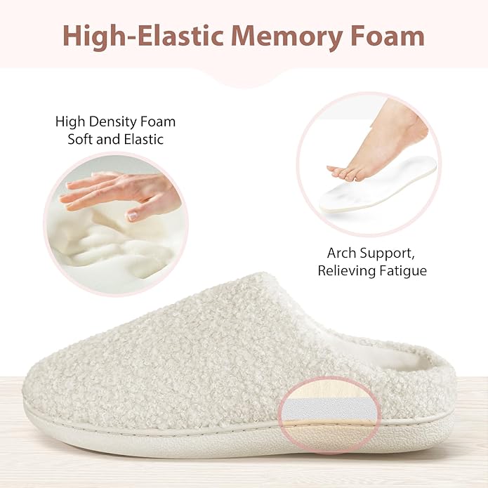 Pantuflas de Memoria Anmerl para Mujer, con Suela Antideslizante miniatura 5