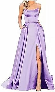 Vestido de Noche con Tirantes adelgazantes, Largo hasta el Suelo, Europeo y Americano, Talla Grande, Color Rosa, Morado, XL