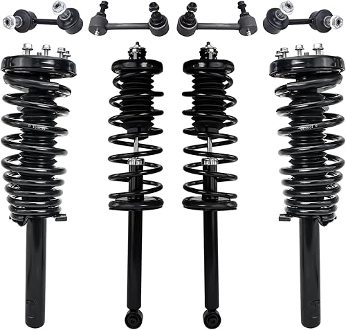 Miniatura 80 de Detroit Axle - Kit de puntales delanteros de 6 piezas para Chevrolet Aveo Aveo5 Pontiac G3 Wave, barra estabilizadora, varillas de acoplamiento