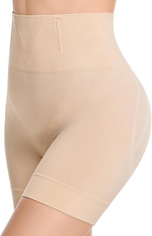 Tummy Control Shapewear Shorts, Mid Waist Body Shaper | Girdle shapewear shorts smooth tummy and thighs with mid-waist control, seamless comfort, and discreet under-dress wear