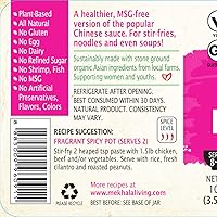 Vista 4 de Mekhala Pastas de cocina orgánicas de Asia Oriental 3.53oz (Szechuan Mala, 6)