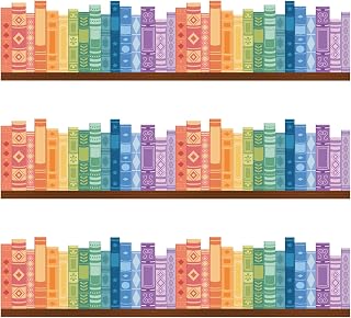 Starboling 50 Feet Bulletin Board Border,Colorful Bookshelf Border Trim Classroom Borders for Back to School,Classroom & Offices