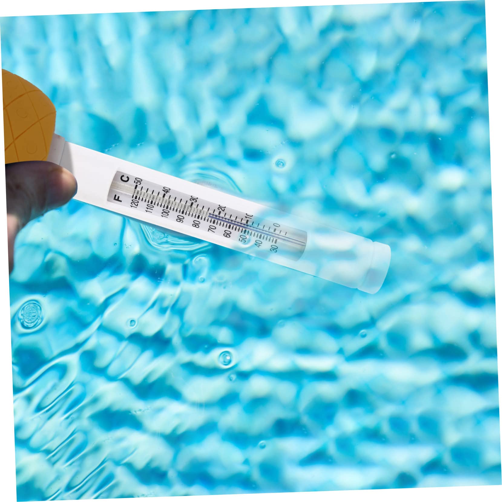 3 Piezas Termómetro de Piscina Flotante de Piña Termómetro de para Temperatura Agua para y Juguete de Baño Divertido Diseño Cartoon de Leer
