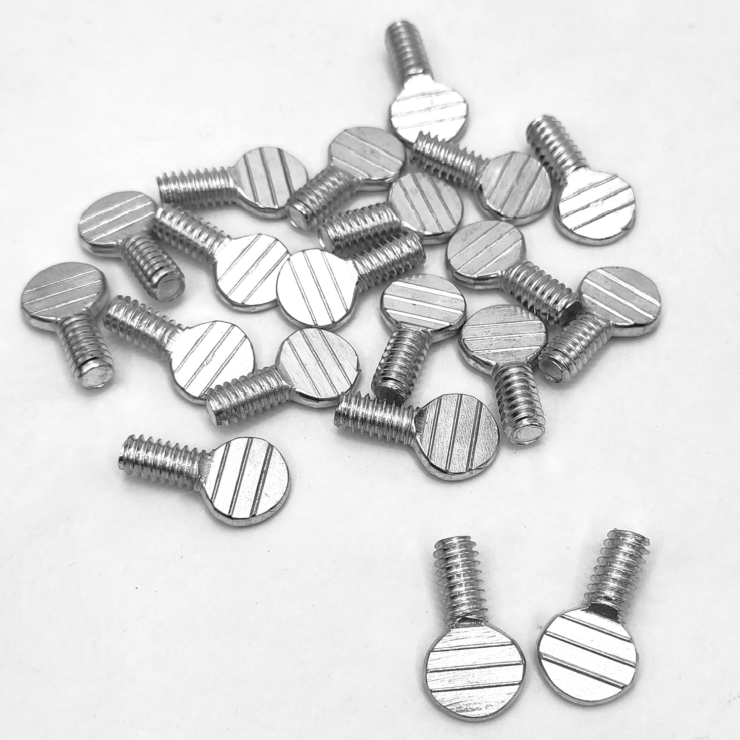 MORICHI 20pcs Thumb Screws, Zinc Plated Steel, Spade Head (1/4-20 x 1/2-Inch)
