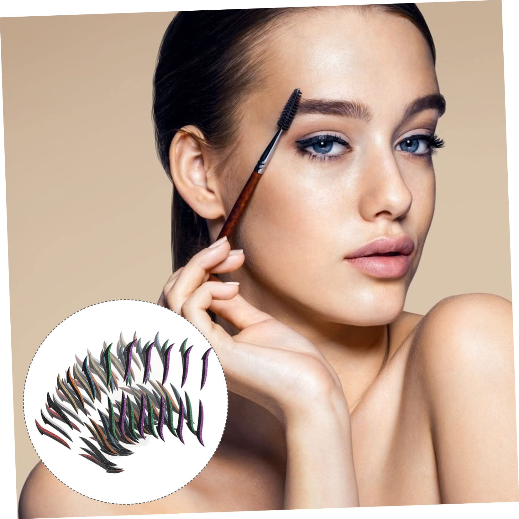 Angoily 160paia Eyeliner Stickers Riutilizzabili Per Makeup Occhi Temporanei Per Cosplay Feste e Occasioni Speciali Facili Da Applicare e Rimuovere Adatti Per Ogni Occasione