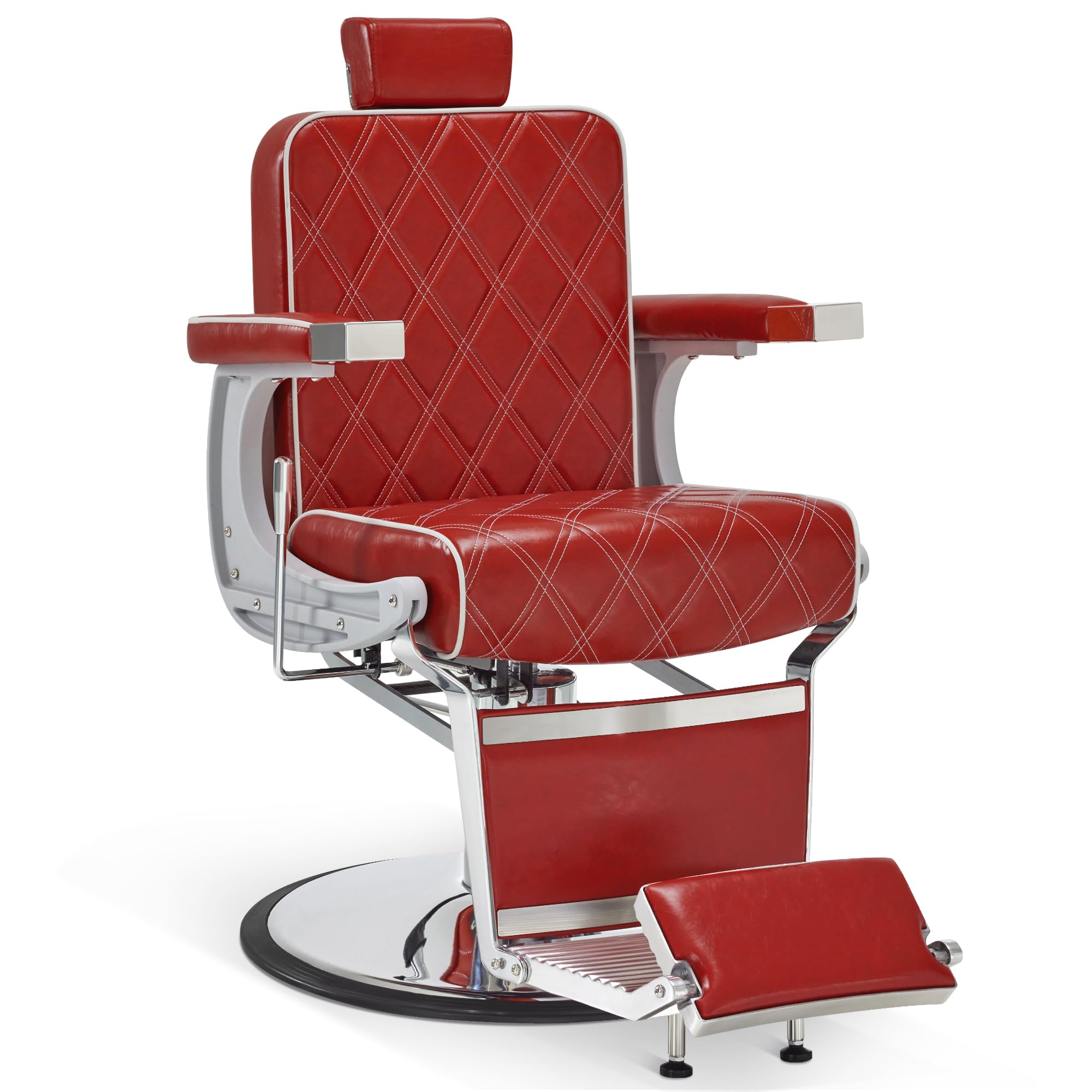 Amazon.com: BarberPub Heavy Duty Metal Vintage Barber Chair All