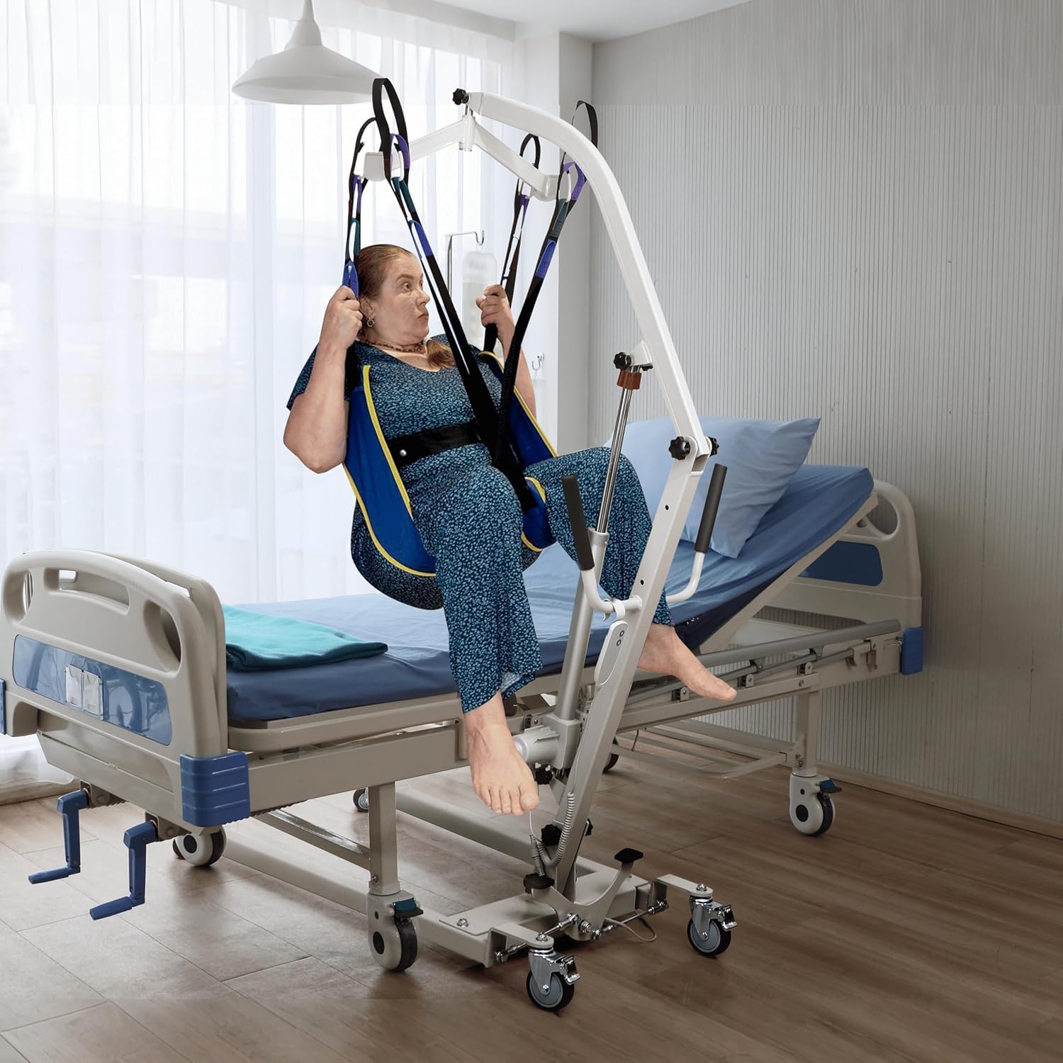 Lift Sling for Toileting with Torso Belt, Transfer Sling for Elderly Individuals, Post-Surgery Patients and People with Disabilities, Medical Belt for Lifting Patients- FSA HSA(Large)