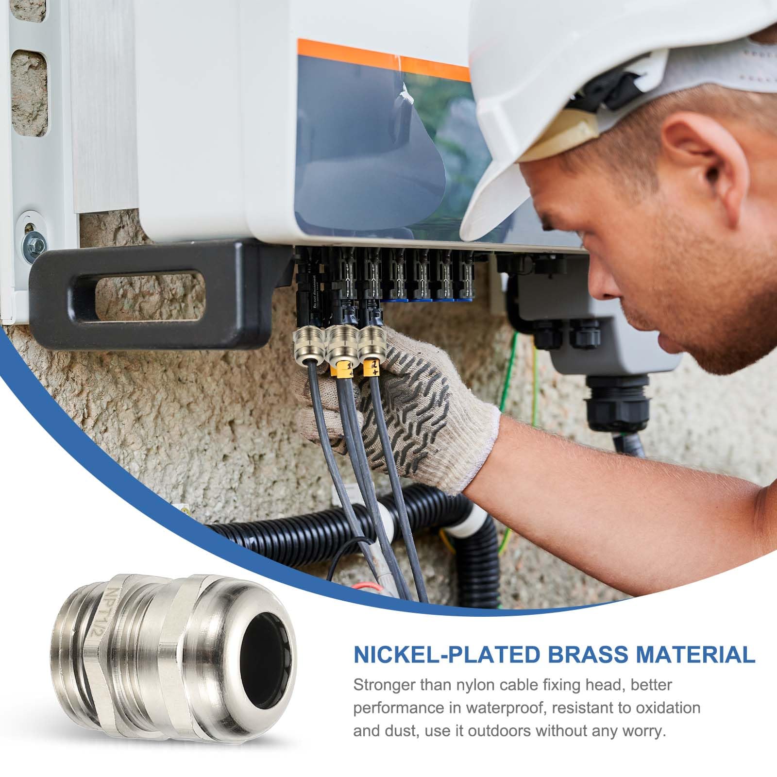 PATIKIL Waterproof Electrical Cable Glands - Image 4