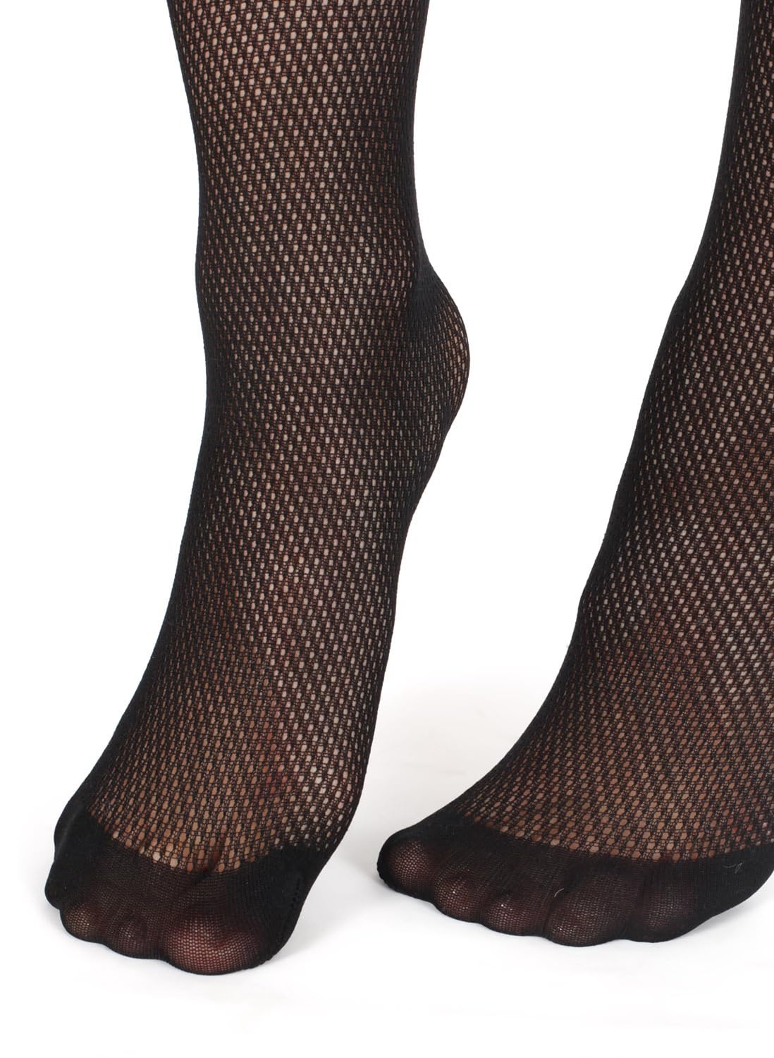 BANANALU schwarze Netzstrumpfhose 40 Den Ouvert mit offenem Schritt Cutout