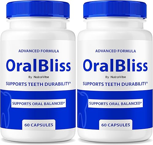 OralBliss (2 unidades) - Fórmula de felicidad oral prémium para aliento fresco, apoyo de dientes y encías, y bienestar bucal, píldoras limpias y