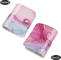 Vista 3 de Hennaja Organizador de píldoras bolsas de píldoras de plástico transparente autosellante organizador de medicamentos de viaje 2 tintas