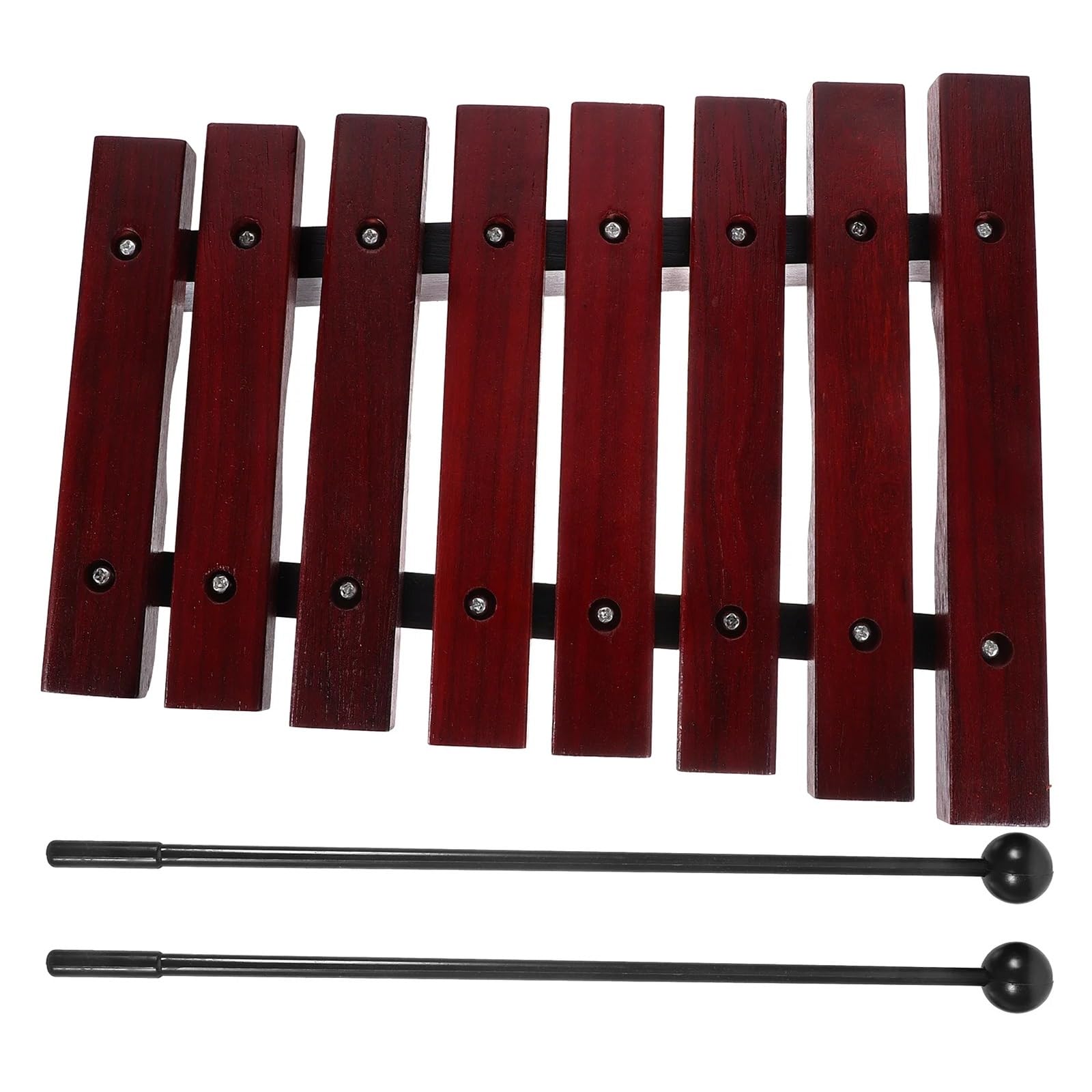 Xilófono Xilófono de madera de ocho notas, instrumentos musicales de percusión