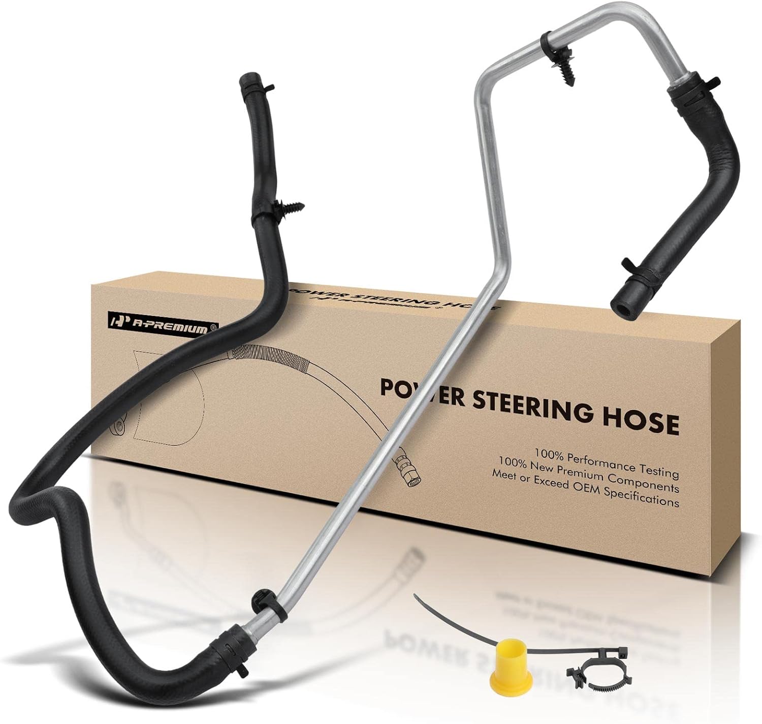 A-Premium Power Steering Hose Return Hose Line Assembly Compatible with Jeep Grand Cherokee Dodge Durango 2012-2015 5.7L Cooler To Reservoir