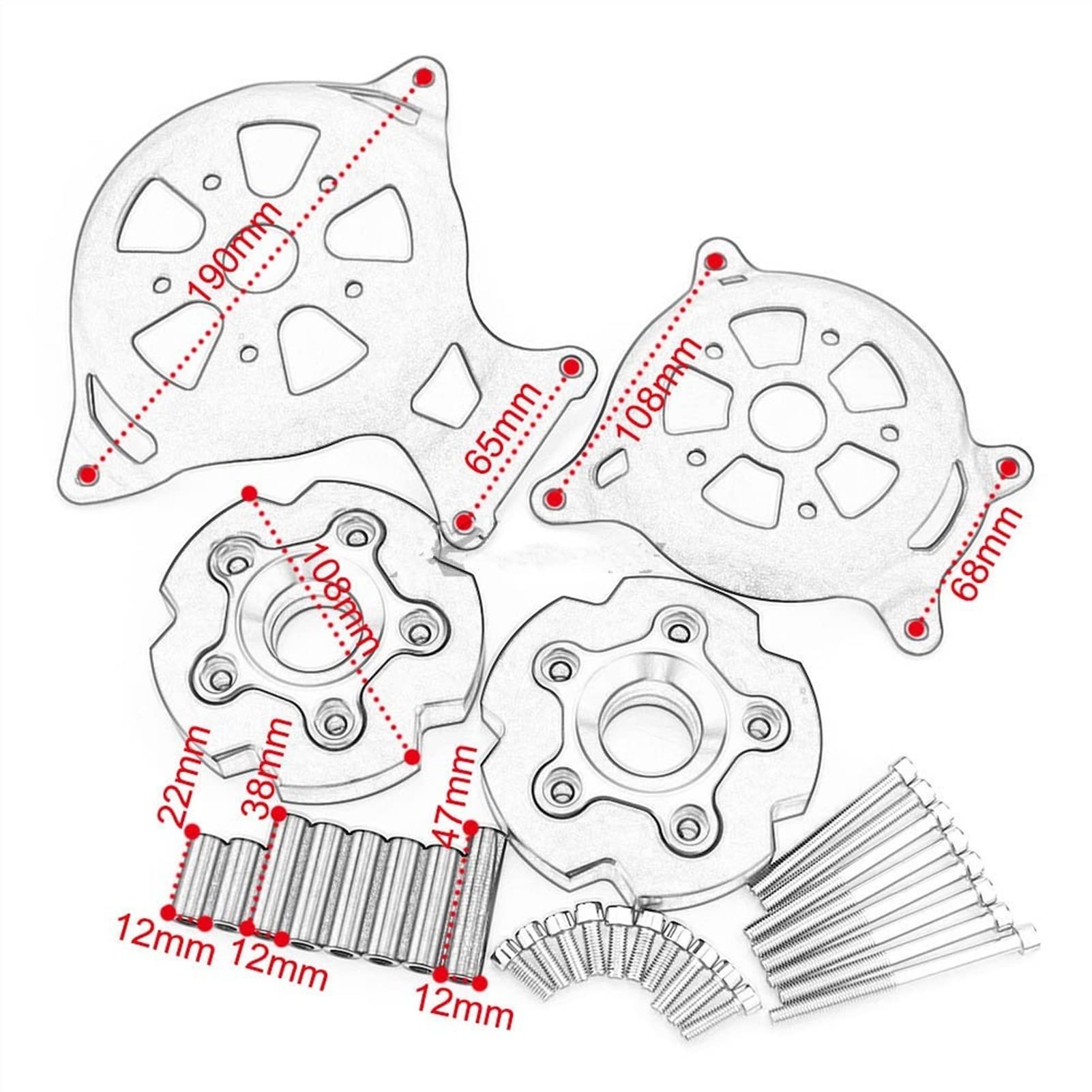Motorrad Zubehör Motorschutz Verkleidung Slider Crash Protector Für Kawasaki Z800 2013 2018 2019 2020(Red-Z800)